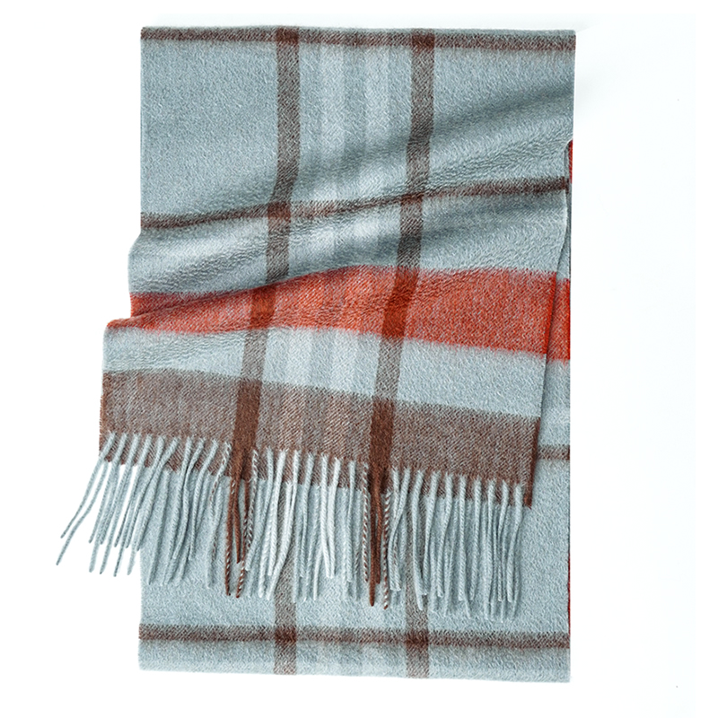 100% الكشمير وشاح منقوشة مع شر - مراجعة Muffler Men Wool وسعره