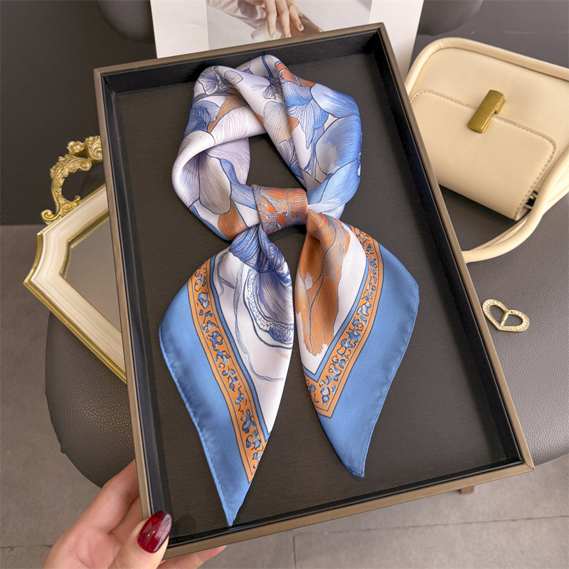 2026 جديد الأزهار طباعة الحجاب - مراجعة Scarf Silk Square وسعره