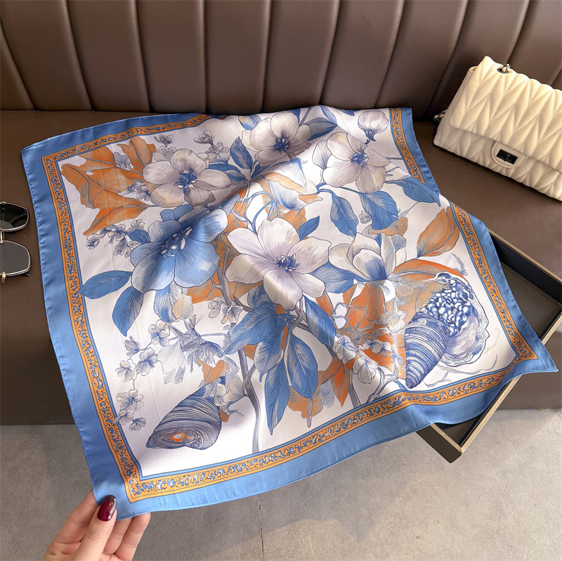2026 جديد الأزهار طباعة الحجاب - مراجعة Scarf Silk Square وسعره