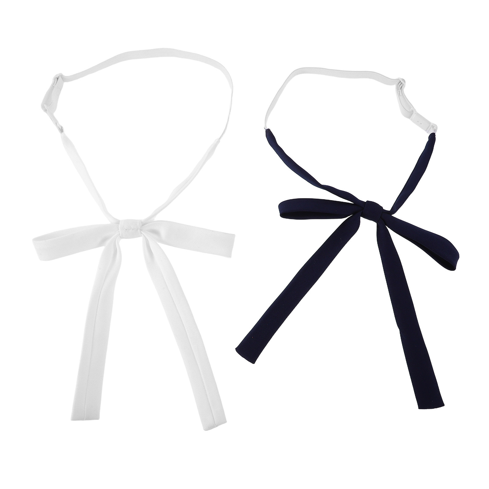 قطعتان من ربطة العنق النسائية  - مراجعة Bow Tie Pre Tied وسعره