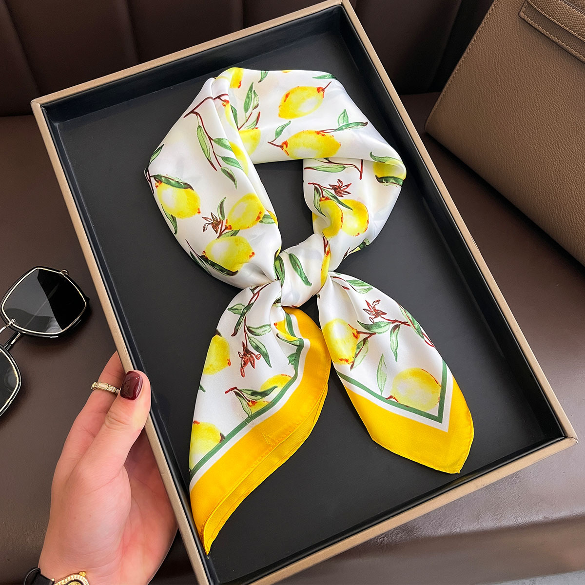 2025 جديد الأصفر الليمون طباعة - مراجعة Face Scarf Mask وسعره