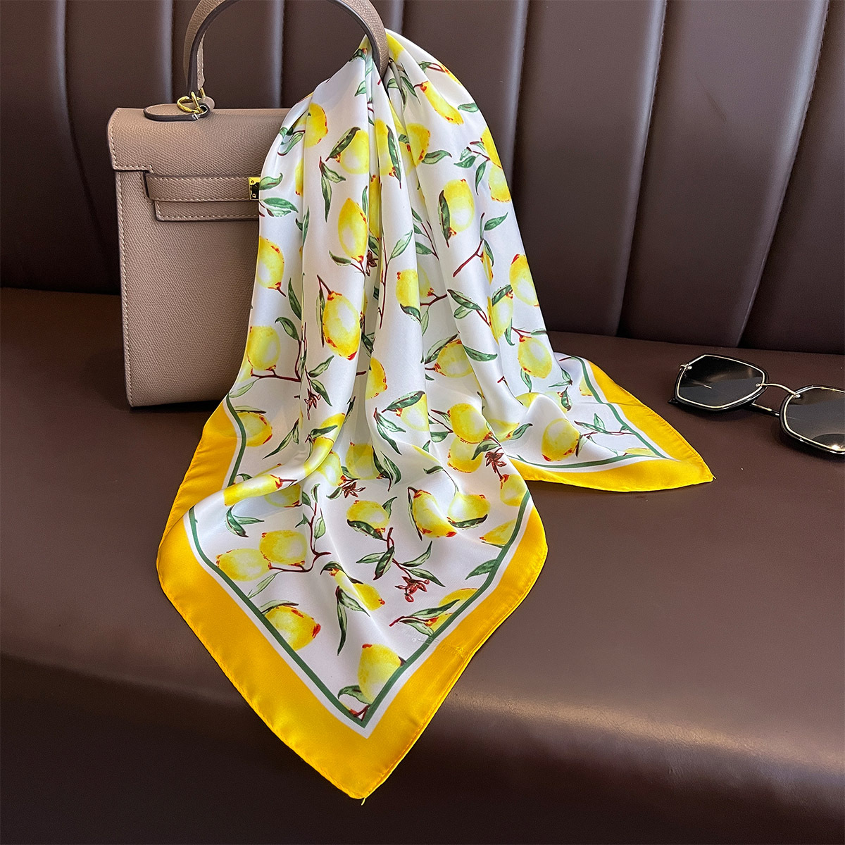 2025 جديد الأصفر الليمون طباعة - مراجعة Face Scarf Mask وسعره
